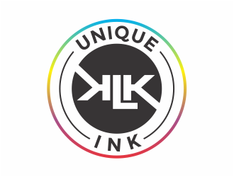 KLK Unique Ink logo design by mutafailan
