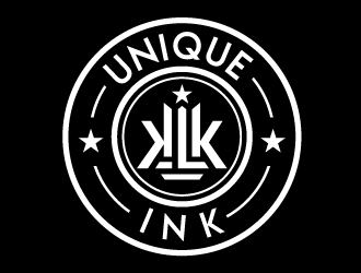 KLK Unique Ink logo design by ORPiXELSTUDIOS