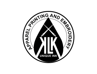 KLK Unique Ink logo design by perf8symmetry