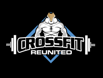 CrossFit Reunited logo design by kunejo