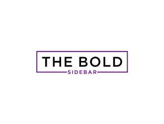 The Bold Sidebar logo design by johana