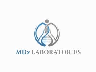 MDx Laboratories logo design by nehel