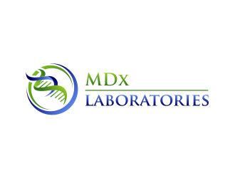 MDx Laboratories logo design by cintoko