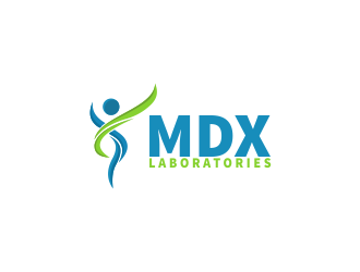 MDx Laboratories logo design by inade