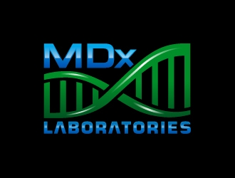 MDx Laboratories logo design by josephope