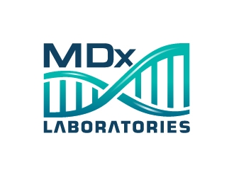 MDx Laboratories logo design by josephope