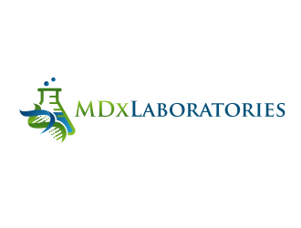 MDx Laboratories logo design by ingepro