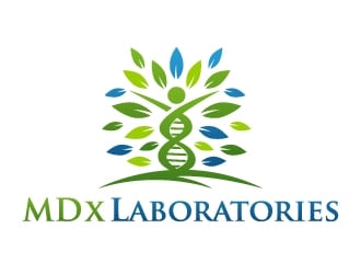 MDx Laboratories logo design by akilis13