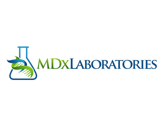 MDx Laboratories logo design by kunejo