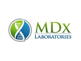 MDx Laboratories logo design by ORPiXELSTUDIOS