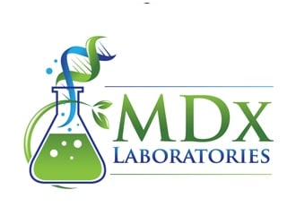 MDx Laboratories logo design by shere