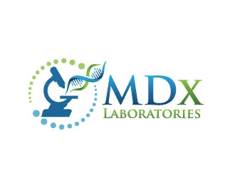 MDx Laboratories logo design by REDCROW