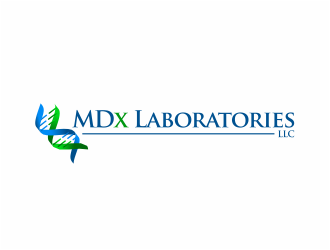 MDx Laboratories logo design by mutafailan