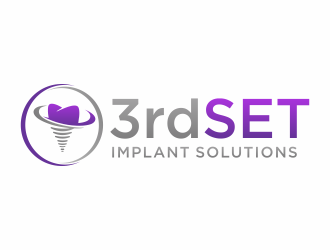 3rdSet Implant Solutions logo design by hidro