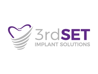 3rdSet Implant Solutions logo design by akilis13