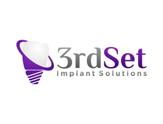 3rdSet Implant Solutions logo design by rykos