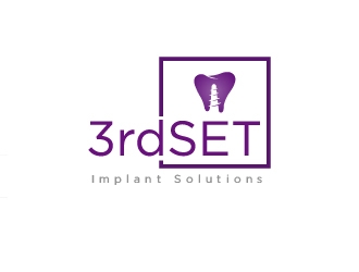 3rdSet Implant Solutions logo design by serdadu