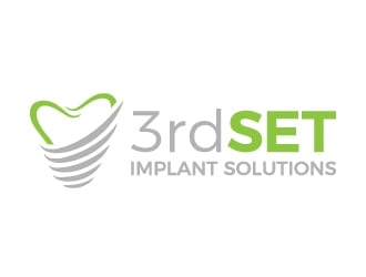 3rdSet Implant Solutions logo design by akilis13