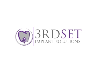 3rdSet Implant Solutions logo design by Suvendu