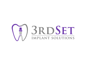 3rdSet Implant Solutions logo design by lexipej