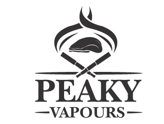 Peaky Vapours logo design by PMG
