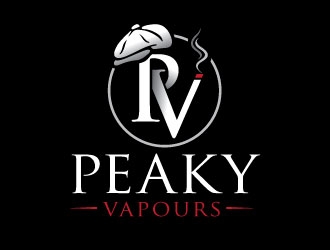 Peaky Vapours logo design by REDCROW