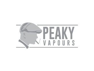 Peaky Vapours logo design by Gaze