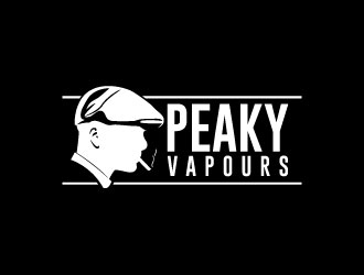 Peaky Vapours logo design by Gaze