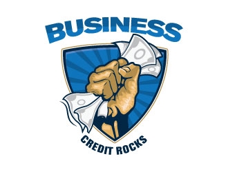 Business Credit Rocks  logo design by Suvendu