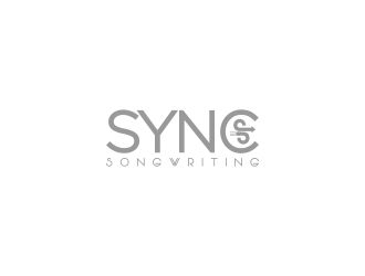 Sync Songwriting logo design by Allex