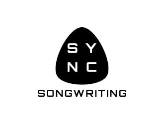 Sync Songwriting logo design by Fear