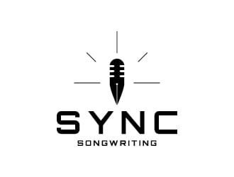 Sync Songwriting logo design by Fear