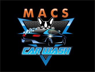 Macs car wash logo design by bosbejo