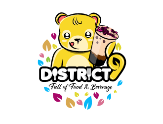 District 9 logo design by schiena