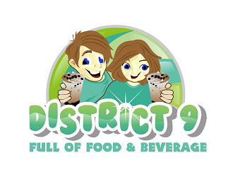District 9 logo design by Republik