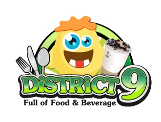 District 9 logo design by ZQDesigns