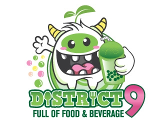 District 9 logo design by ARALE