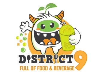 District 9 logo design by ARALE