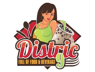 District 9 logo design by Suvendu
