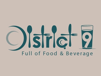 District 9 logo design by LogoInvent