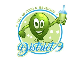 District 9 logo design by LogoInvent