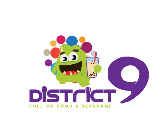District 9 logo design by litera