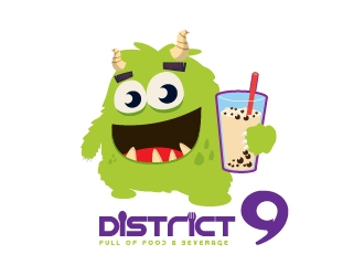 District 9 logo design by litera