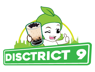District 9 logo design by reight