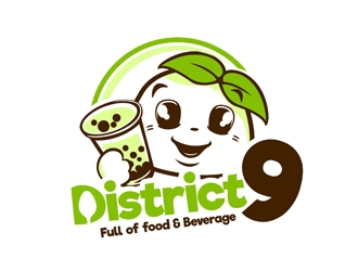 District 9 logo design by veron