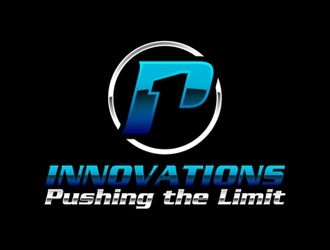 P1 Innovations Pushing the Limit logo design by FlashDesign
