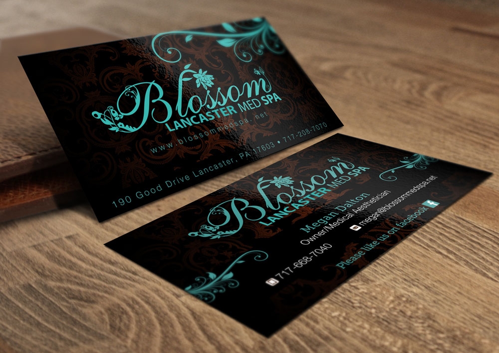 Blossom Med Spa logo design by litera