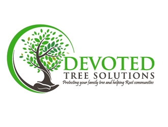 Devoted Tree Solutions logo design by samueljho