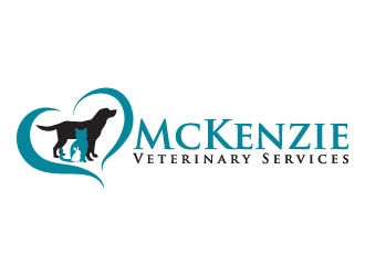 McKenzie Veterinary Services logo design by J0s3Ph