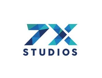 7x Studios logo design by REDCROW